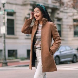 J. Crew Lodge Italian wool coat in size 8